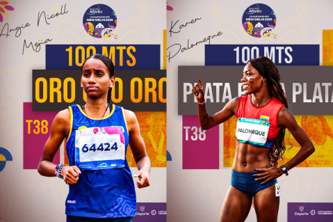¡Oro y plata en Nueva Delhi! Así va Colombia en Campeonato Mundial de Paratletismo