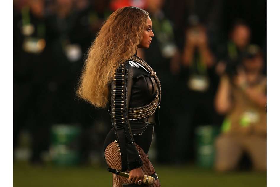 Beyoncé en el Super Bowl 50. / AFP