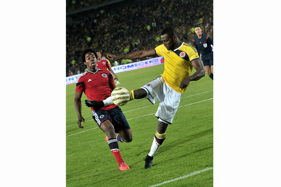 Jackson Martínez, delantero de la selección de Colombia. / Luis Ángel
