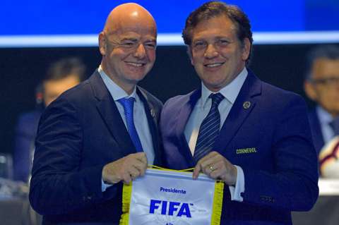 Domínguez, fiel aliado de Infantino