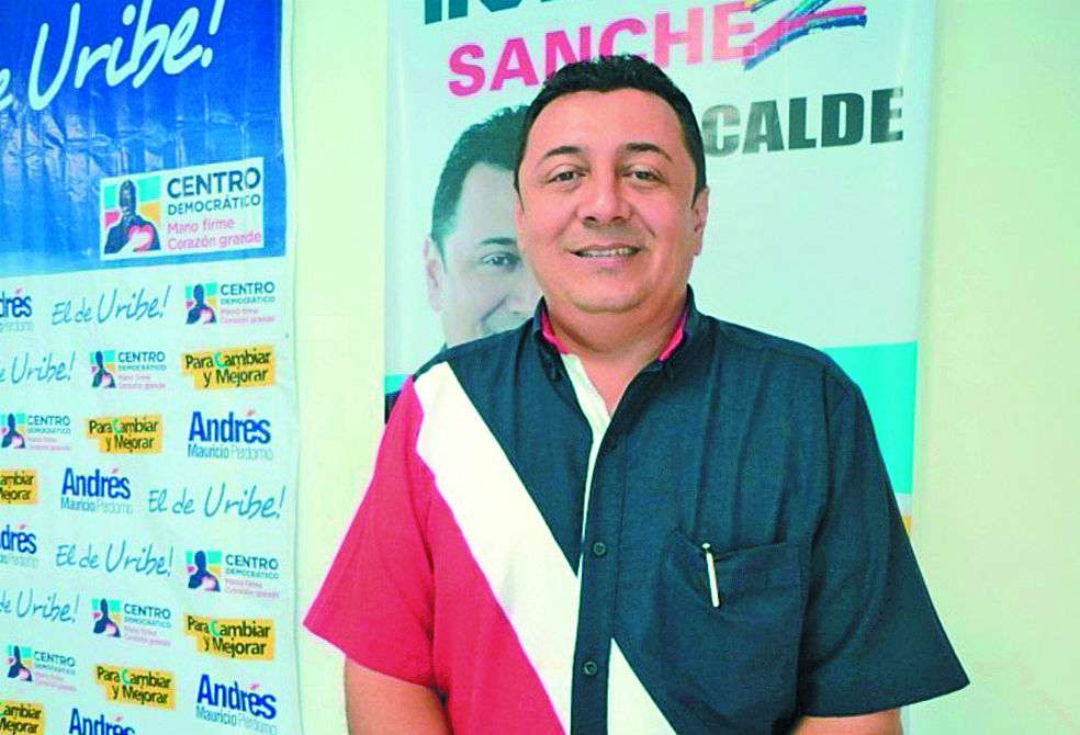 El alcalde de San Vicente del Caguán, Humberto Sánchez.