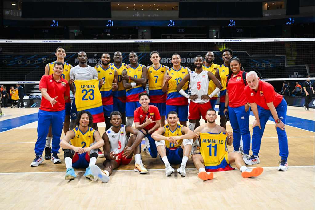 La selección de Colombia, en el Mundial de Filipinas.