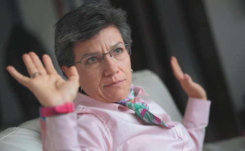 Claudia López, alcaldesa electa de Bogotá, habla de los cinco inamovibles durante su administración. / Mauricio Alvarado