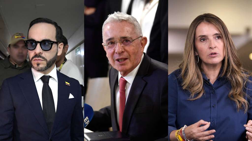 Abelardo de la Espriella y Paloma Valencia se disputan lo votos en la derecha para las elecciones de primera vuelta con Álvaro Uribe en el centro de la discusión.