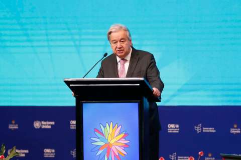 “En esta guerra contra la naturaleza no puede haber vencedores”: Guterres