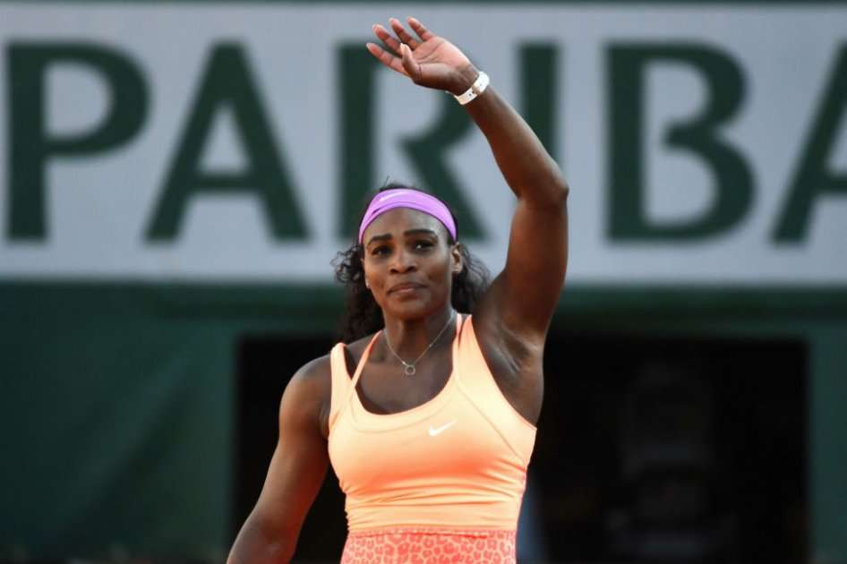 Serena Williams avanzó a la final del Roland Garros. Foto: AFP