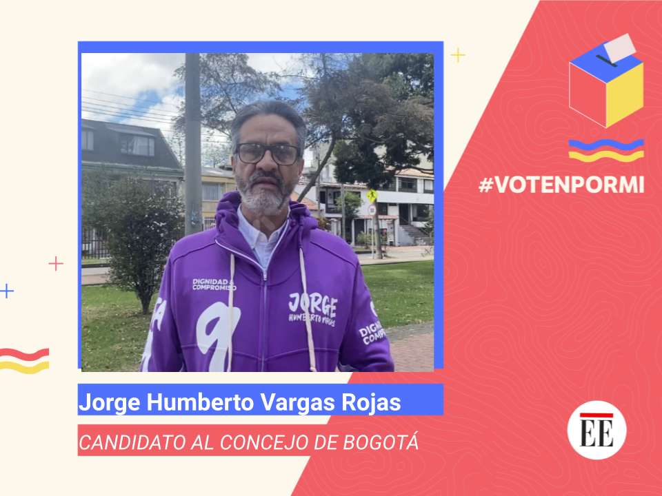 Jorge Humberto Vargas Rojas, candidato al Concejo de Bogotá