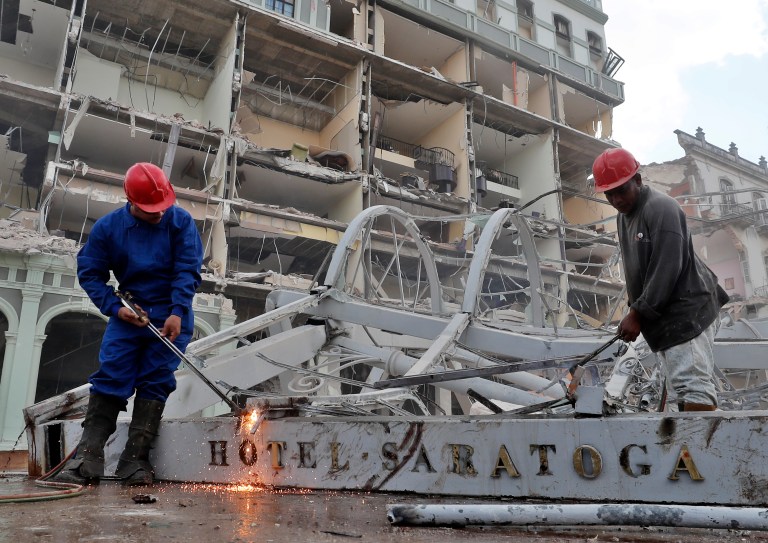 La explosión en el Hotel Saratoga, en Cuba, dejó 32 muertos y 80 heridos