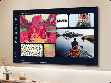 Por primera vez, la Tienda de Arte de Samsung estará disponible para los TVs QLED y ofrecerá acceso a más de 3.000 obras.
