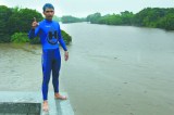 El superhéroe azul