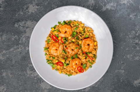 En 10 minutos prepara este arroz de mariscos