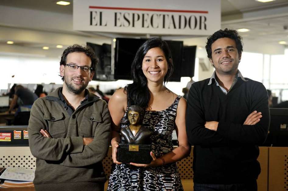 Pablo Correa, Angélica Cuevas y Sergio Silva