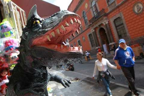 Rodaje de "Godzilla" en Ciudad en México en imágenes
