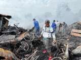 Incendio en Las Palmas, Cali, dejó cinco viviendas destruidas y varias familias afectadas