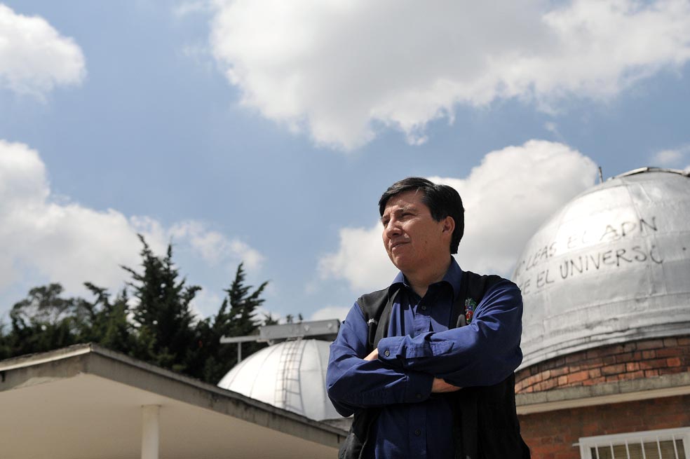 Armando Higuera, profesor asociado del Observatorio Astronómico Nacional. /Liz Durán
