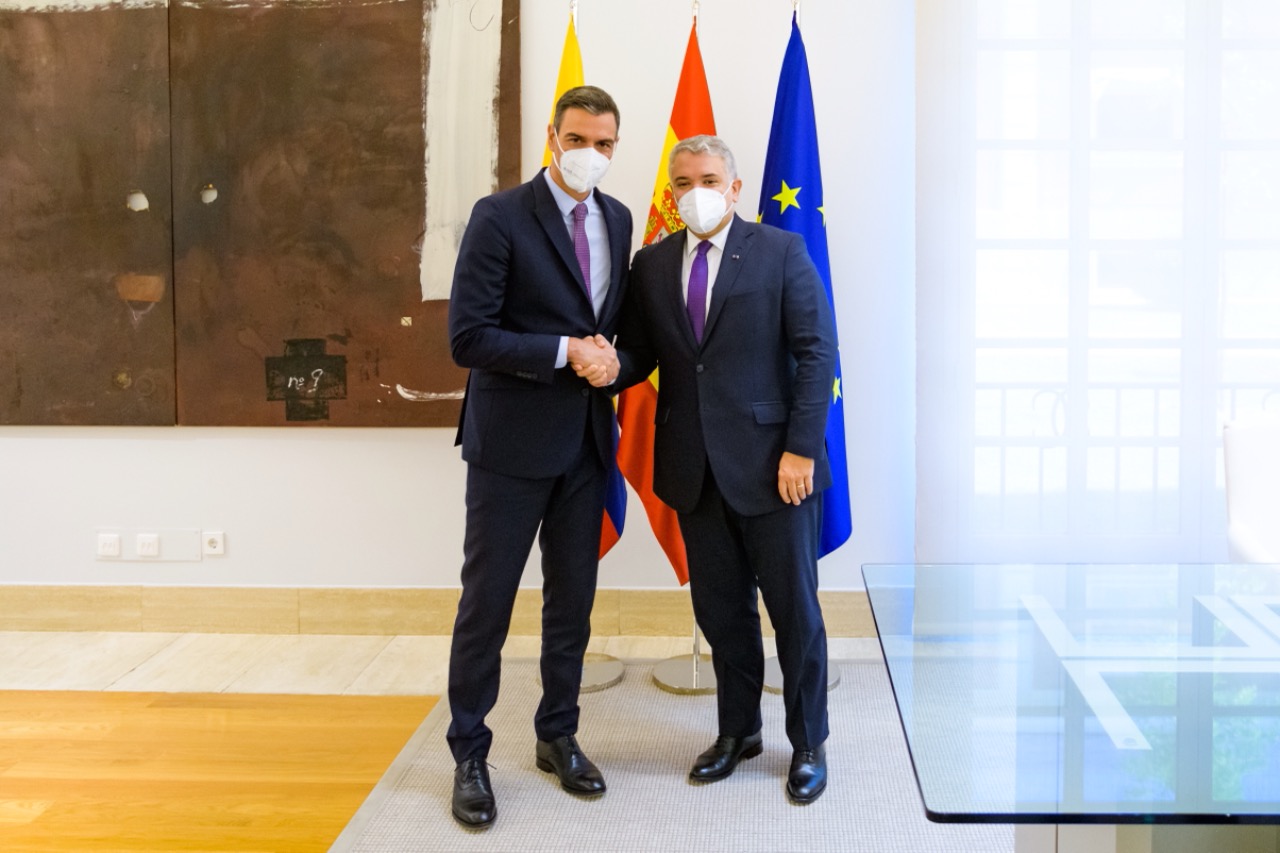 Duque en su vista a España
