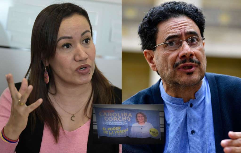 Precandidatos del Pacto Histórico Carolina Corcho e Iván Cepeda.