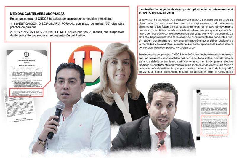 Pelea en la interna del Partido de la U se condicionará panorama electoral.