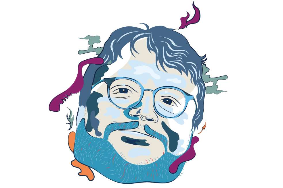 Guillermo del Toro. / Ilustración: Eder Leandro Rodríguez