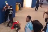 Hinchas argentinos agreden a uno de Croacia en Rusia