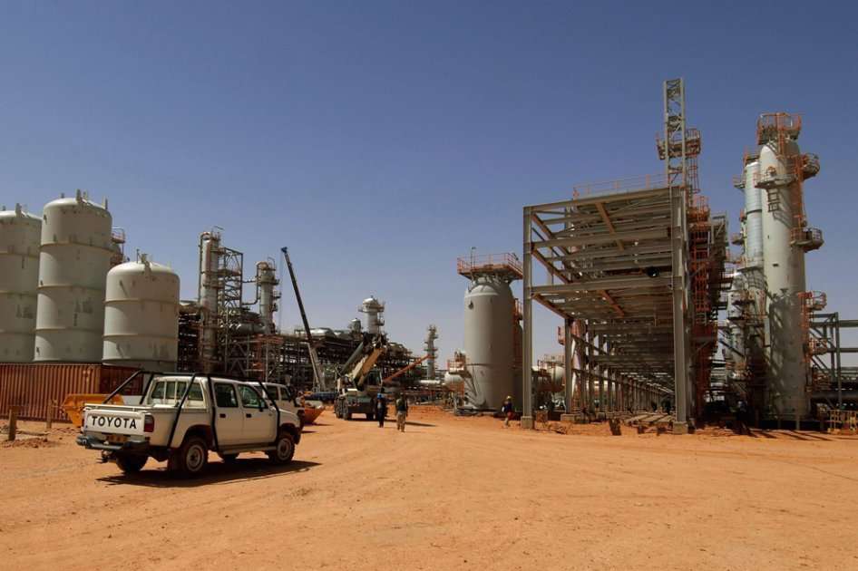 Planta de gas en Argelia donde fueron secuestrados cientos de argelinos y decenas de extranjeros/ EFE