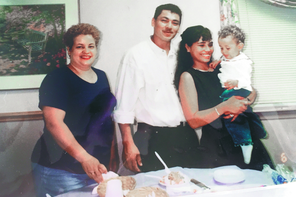 Carlos Humberto Cardona con su familia. / Cortesía
