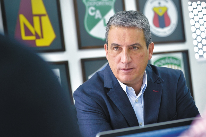 Fernando Jaramillo Giraldo asumió como presidente de la Dimayor en agosto de 2020. / Dimayor