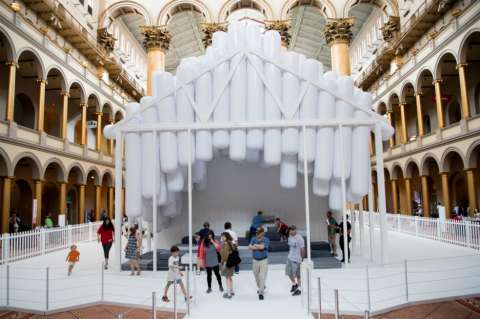 En fotos: La "Casa divertida" abre sus puertas en Washington