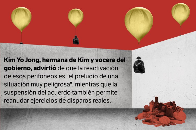 Globos de basura, el detonante de una nueva tensión entre las dos Coreas