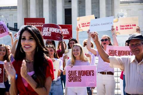 Trump celebra: Supremo avala que los estados prohíban a atletas trans en deportes femeninos
