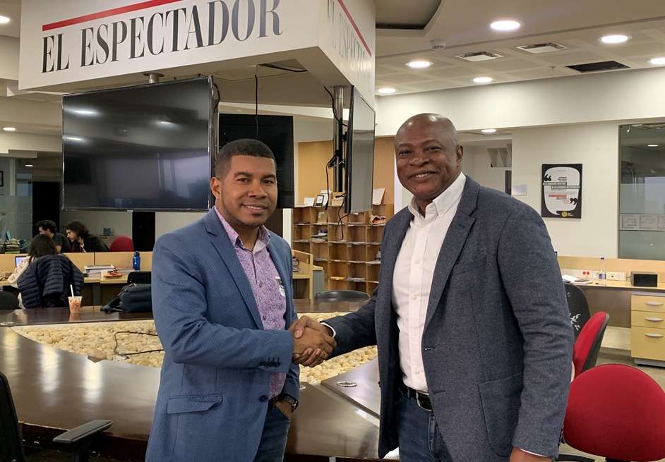Alcalde electo de Quibdó Rafael Bolaños y alcalde saliente Martín Emilio Sánchez.