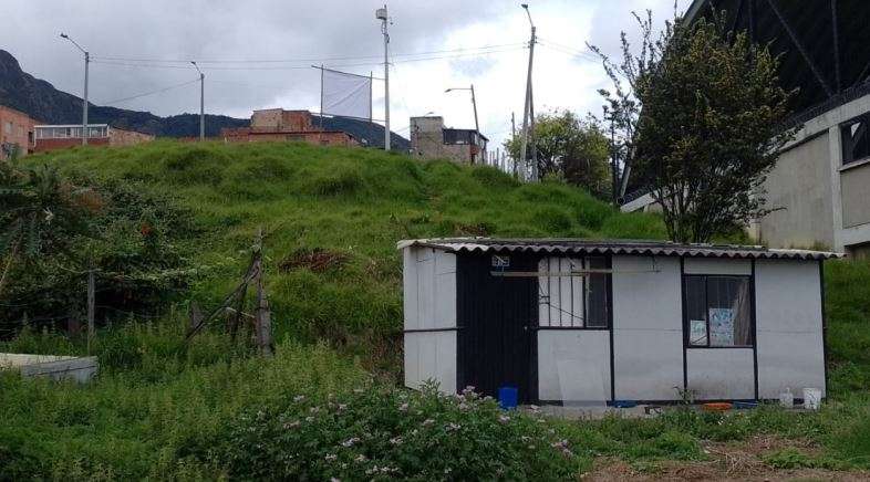 Casa prefabricada que se encontraba en La María por más de 15 años.