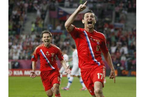 Rusia venció a Eslovaquia en partido preparatorio para el Mundial