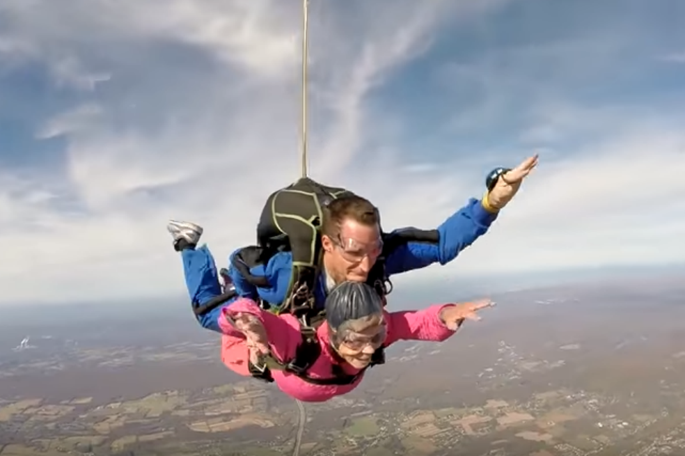 Imagen de Campbell desde el aire. / Captura de pantalla de YouTube.