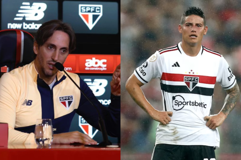 Zubeldía sobre James: “No me importan los nombres, debe rendir al máximo nivel”