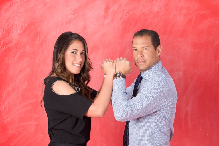 Óscar y Vanessa Córdoba, dos generaciones unidas por el fútbol