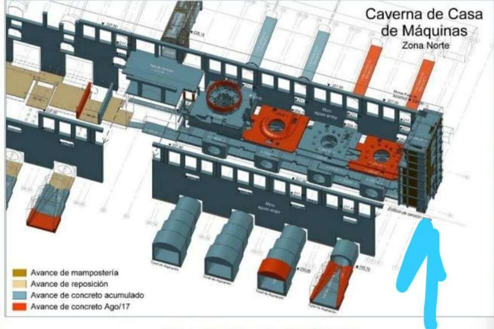 Mapa de la Casa de Máquinas.