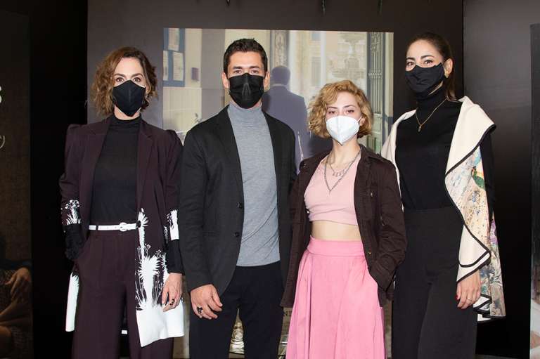 Patricia Tamayo, Juan Pablo Urrego, Kami Zea, Elizabeth Minotta actores película el olvido que seremos