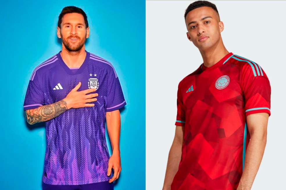 Camiseta roja de la selección Colombia