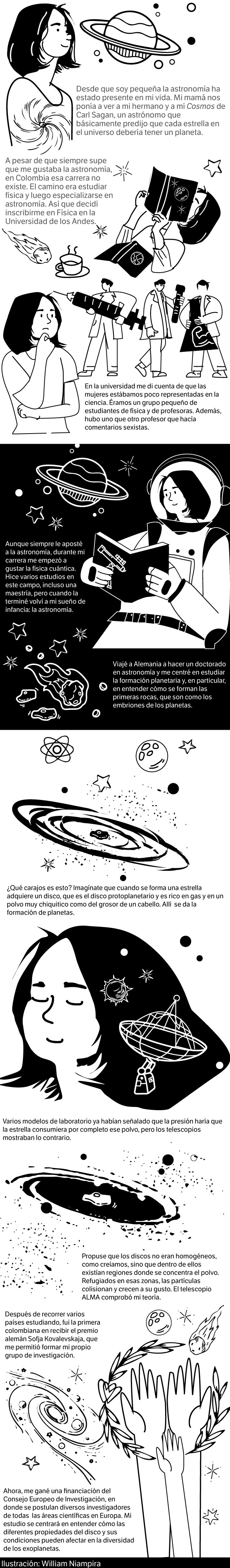 Esta es la historia de la astrónoma colombiana Paola Pinilla.