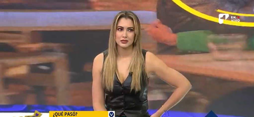 Nanis Ochoa renunció en vivo a Lo sé todo, su beso con Danny Marín