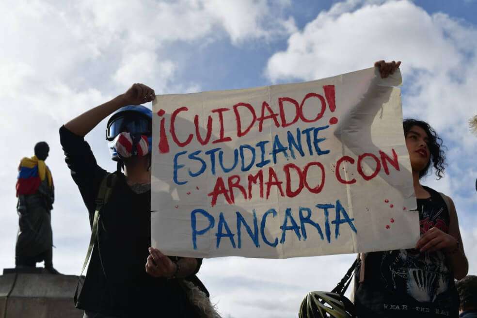 Según la CIDH 25 personas han resultado heridas y 831 ciudadanos han sido retenidos por un uso desmedido de la fuerza. / Óscar Pérez - El Espectador
