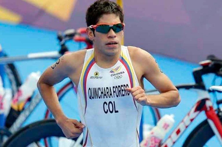 Un colombiano en el podio de la Copa América de Triatlón