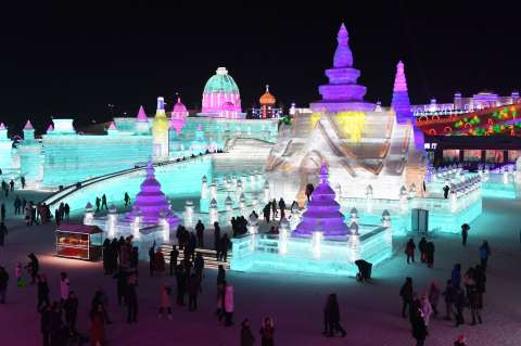 Fotos del mayor festival de hielo en China