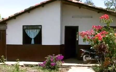 Casa donde explotó el artefacto.
