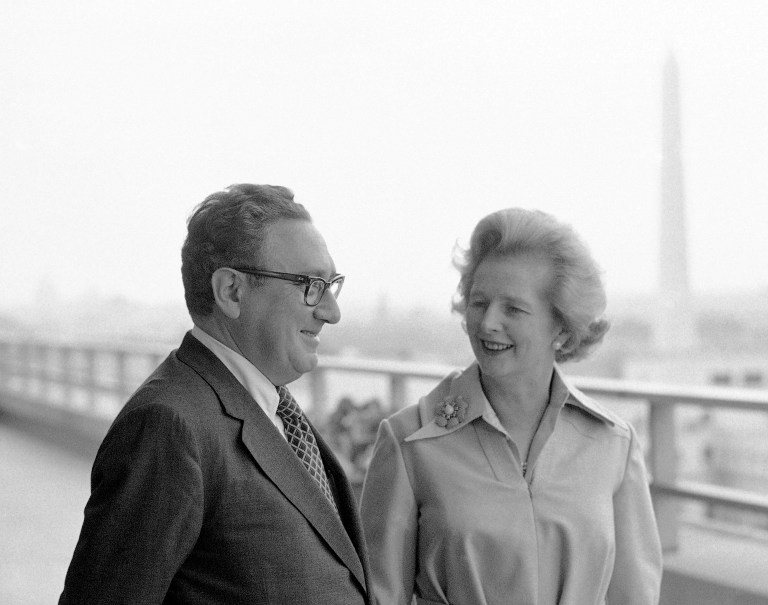 Henry Kissinger y personalidades del mundo