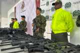 Ejército incauta cargamento de fusiles, drones y granadas de las disidencias en el Valle