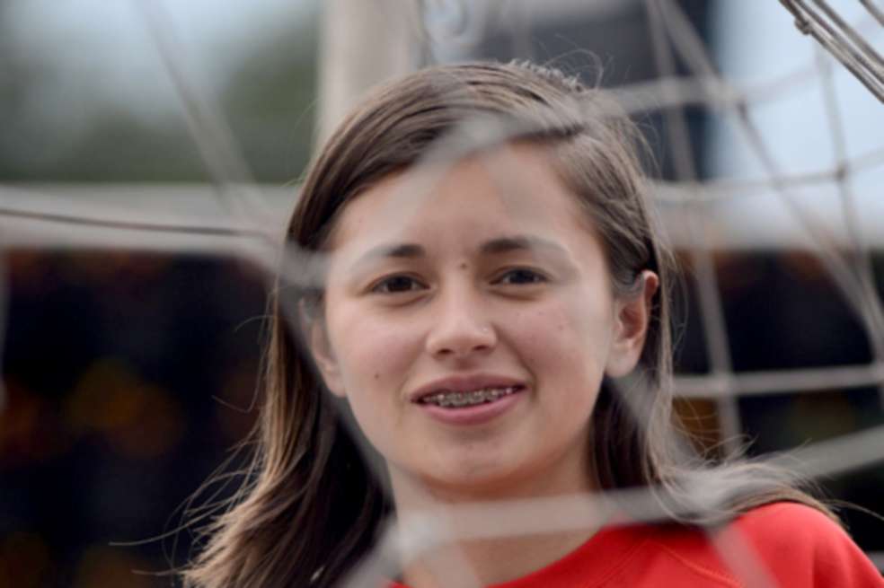 Diana Ahumada actualmente juega en la escuela Future Soccer. / Juan Pablo Duarte