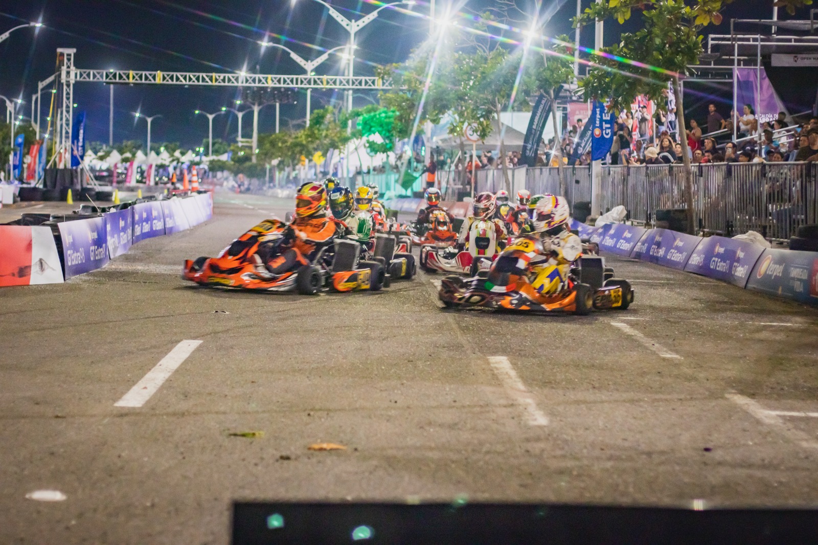 Cierres viales por Karts en Barranquilla