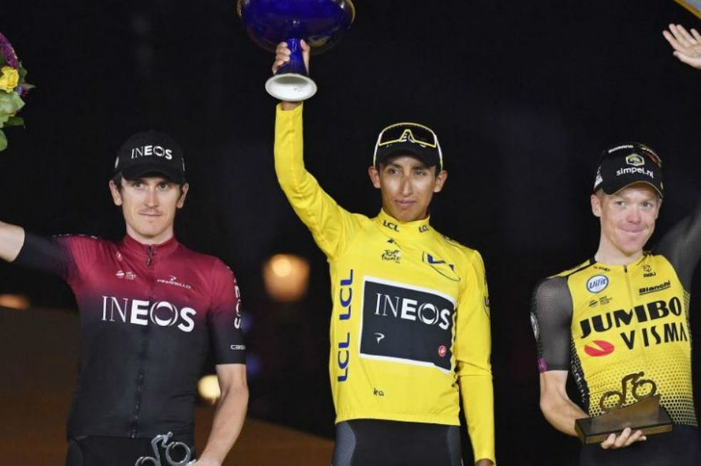 En la clasificación general, Egan Bernal superó al capo de su equipo, Geraint Thomas, y al neerlandés Steven Kruijswijk. Un triunfo que se le había negado a Colombia a lo largo de la historia y del que estuvieron muy cerca Fabio Parra y Nairo Quintana.